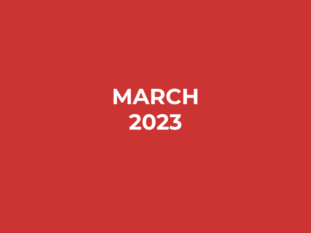 March 2023