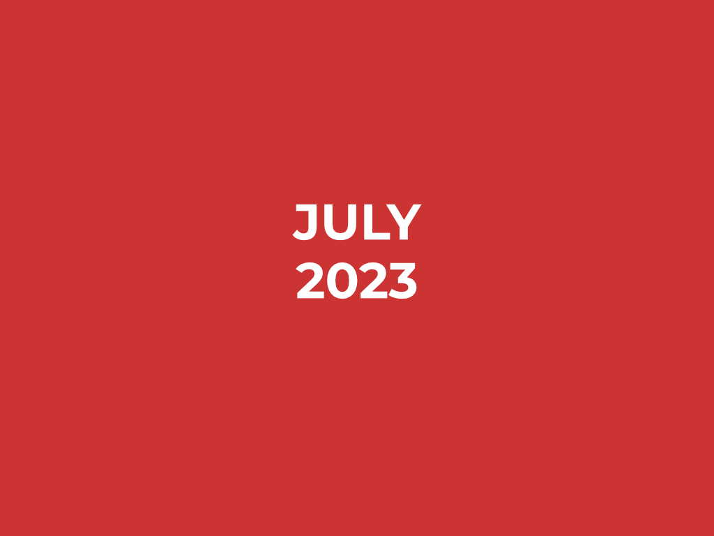 July 2023 Calendar