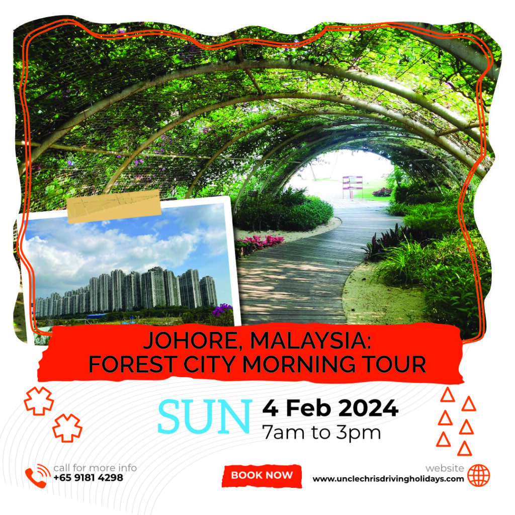 JOHORE, MALAYSIA: FOREST CITY MORNING TOUR Sun, 4th Feb 2024 7am to 3pm