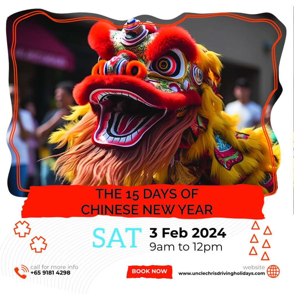 THE 15 DAYS OF CHINESE NEW YEAR Sat, 3rd Feb 2024 9am to 12pm