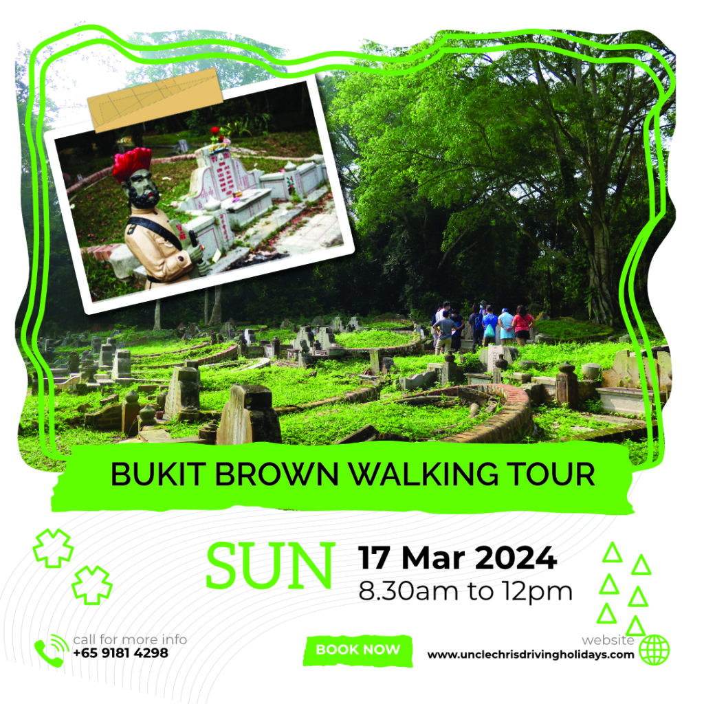 BUKIT BROWN WALKING TOUR Sun, 17th Mar 2024 8.30am to 12pm