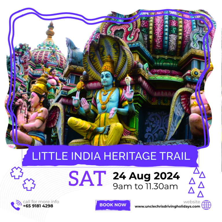 LITTLE INDIA HERITAGE TRAIL Sat, 24th Aug 2024 9am to 11.30am