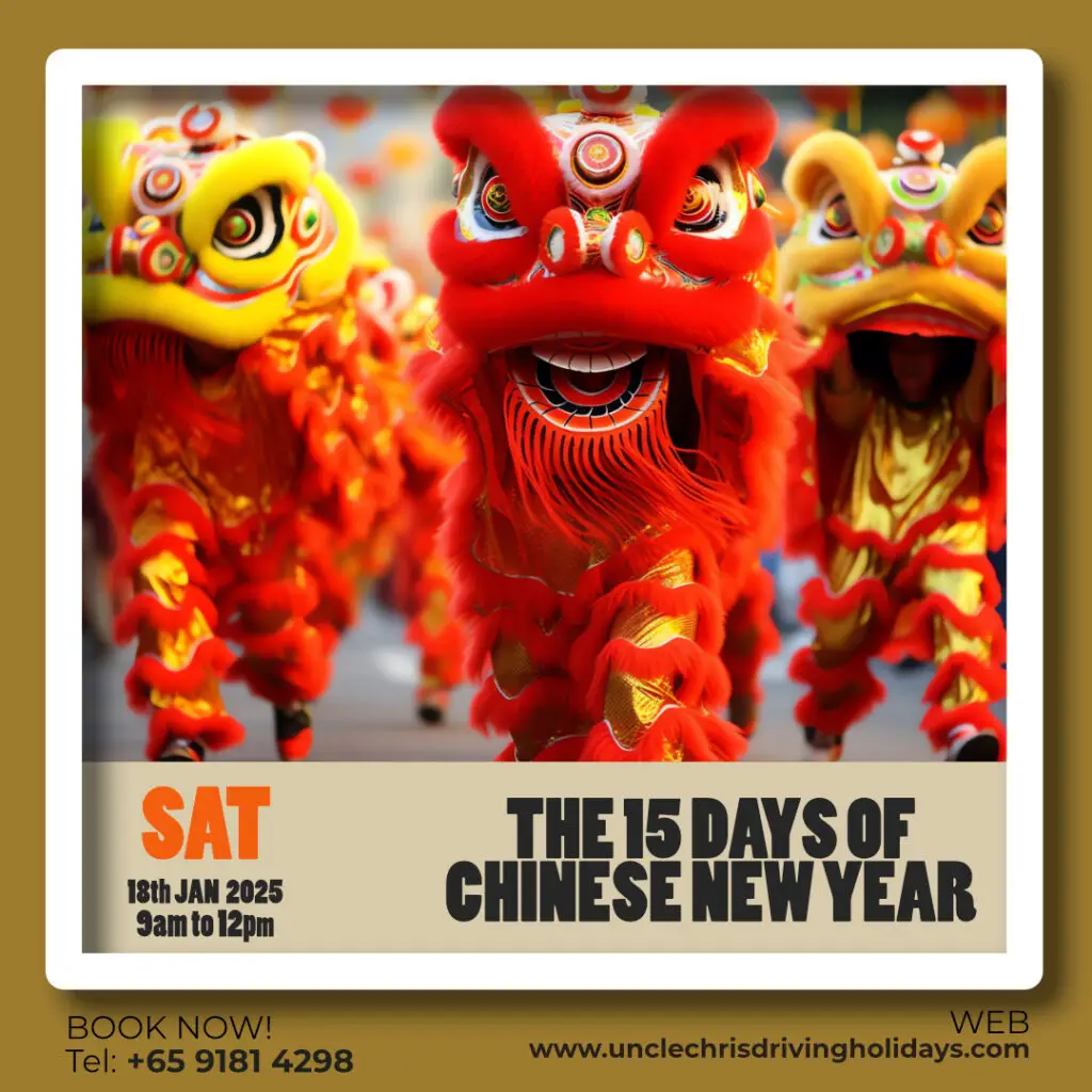 THE 15 DAYS OF CHINESE NEW YEAR Sat, 18th Jan 2025 9am to 12pm