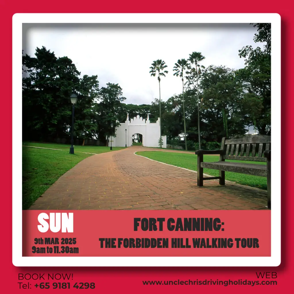 FORT CANNING: THE FORBIDDEN HILL WALKING TOUR Sun, 9th March 2025 9am to 11.30am